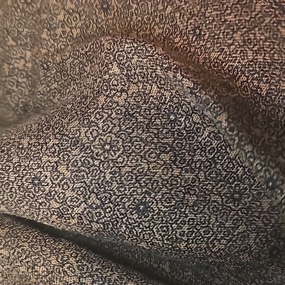 MANTERO Italian cashmere and silk   vintage paisley challis shawl 1980s - Picture 8 of 8